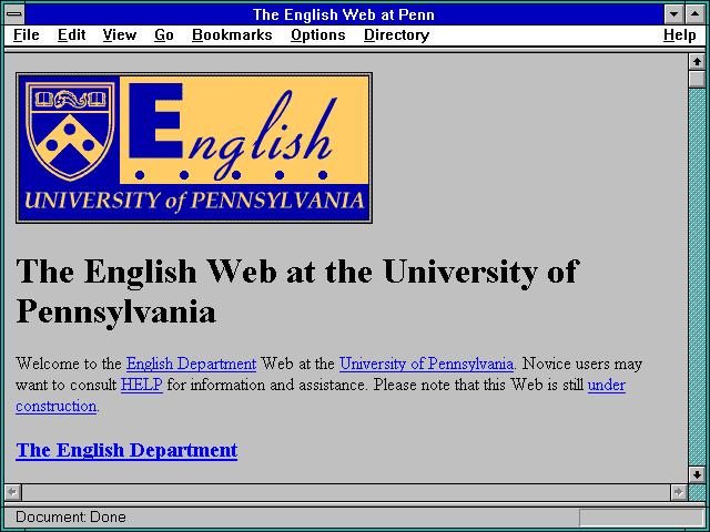 Screenshot of Literary Research Tools on the Net