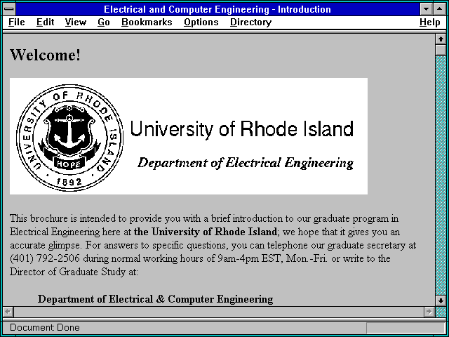 Screenshot of Electrical and Computer Engineering - Introduction
