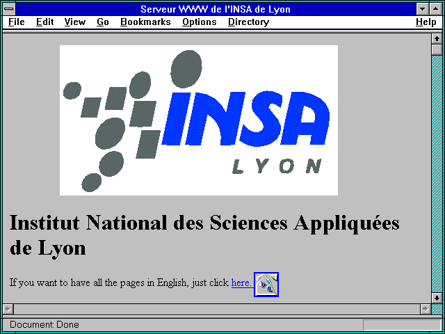 Screenshot of Institut National des Sciences Appliquées de Lyon