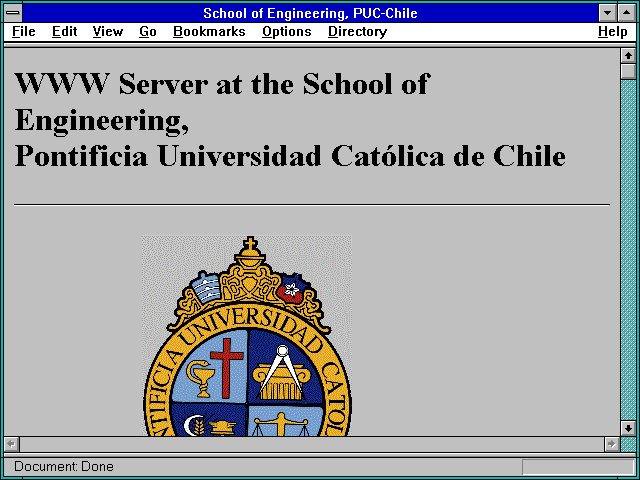 Screenshot of Pontifica Universidad Católica de Chile