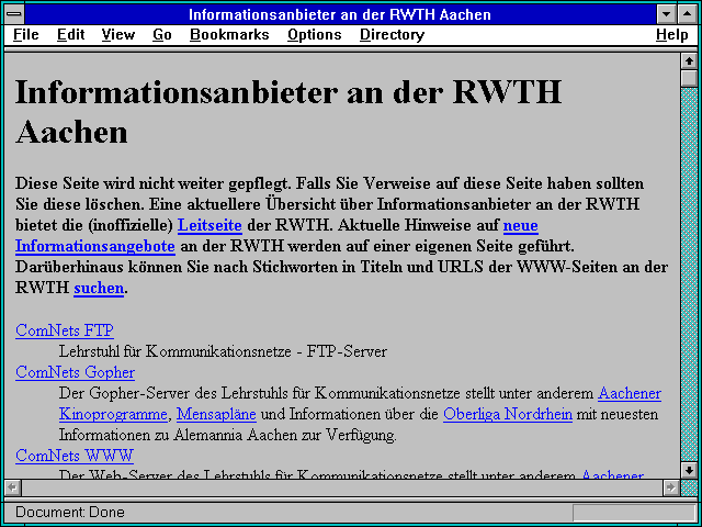 Screenshot of Rheinisch-Westfälische Technische Universität