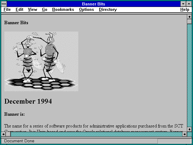 Screenshot of Banner Bits