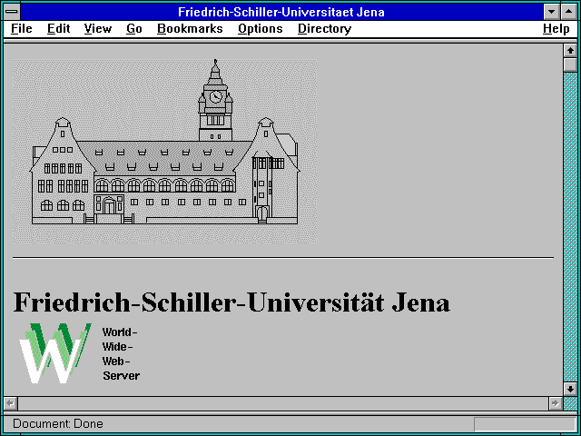 Screenshot of Friedrich-Schiller-Universitaet Jena