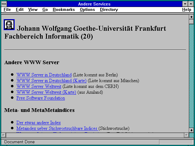 Screenshot of Biocenter Frankfurt