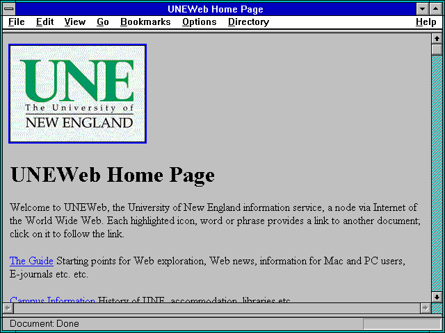 Screenshot of 2UNE -106.9 FM - Armindale, NSW. (University of New England)