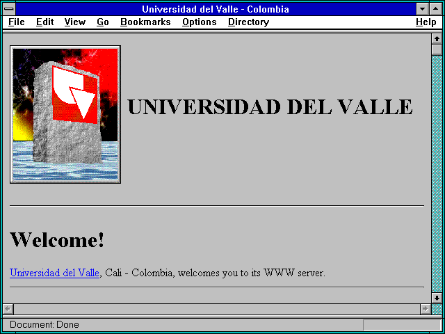 Screenshot of Universidad del Valle - Colombia