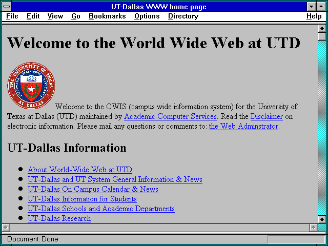 Screenshot of Dallas/Fort Worth Community Information System