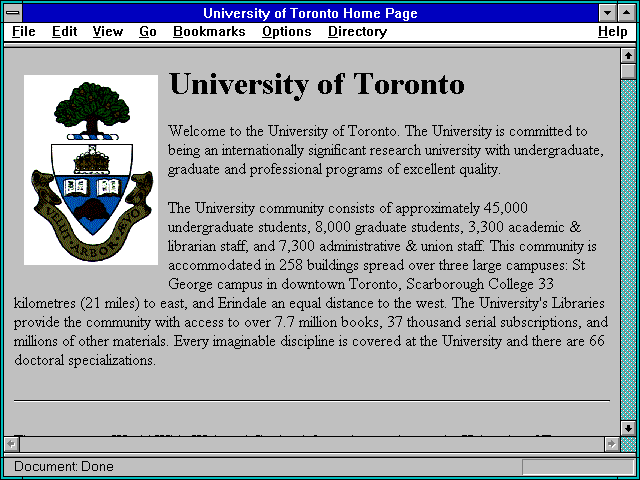 Screenshot of HTML Documentation site