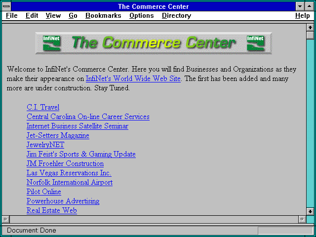 Screenshot of The Commerce Center