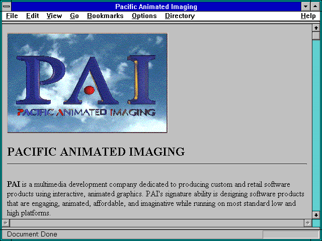 Screenshot of Pacific Animated Imaging