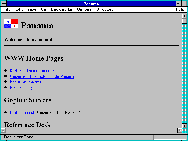 Screenshot of Panama