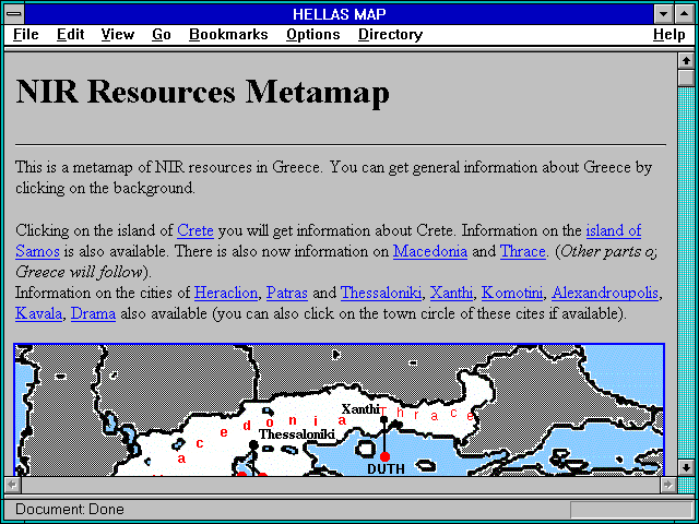 Screenshot of Home Page of Greece