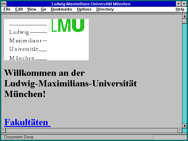 Screenshot of Ludwig-Maximilians-Universitat Munchen