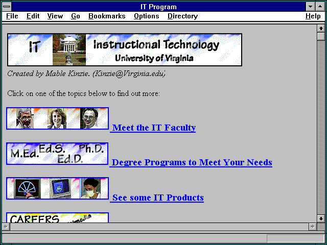 Screenshot of IT Program