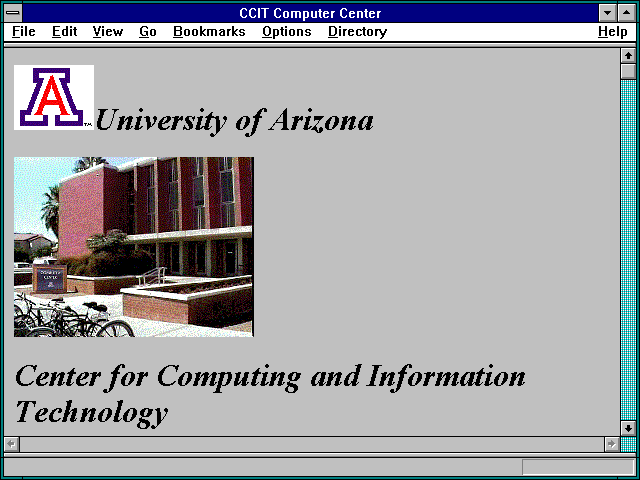 Screenshot of CCIT Computer Center