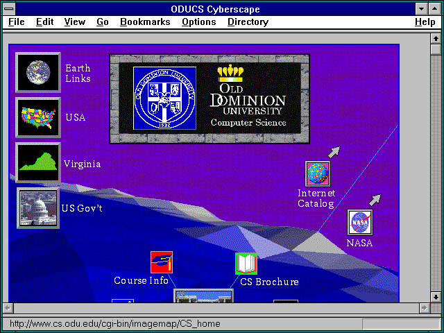 Screenshot of Old Dominion University