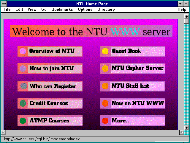 Screenshot of National Technological University