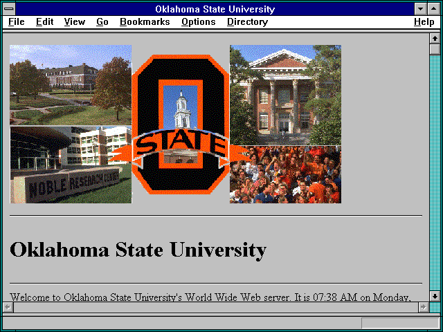 Screenshot of Oklahoma State University