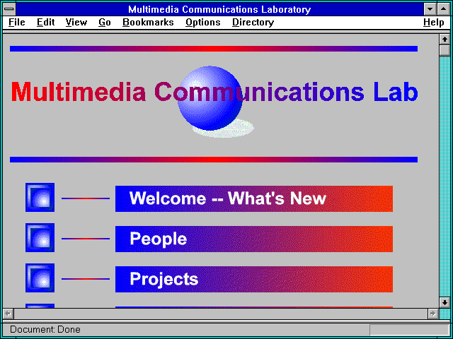 Screenshot of MCL publications