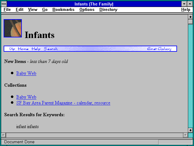 Screenshot of Infants (The Family)