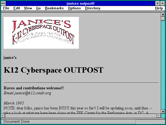 Screenshot of janices outpost!!