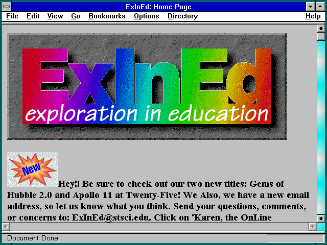 Screenshot of Astronomical Internet Resources