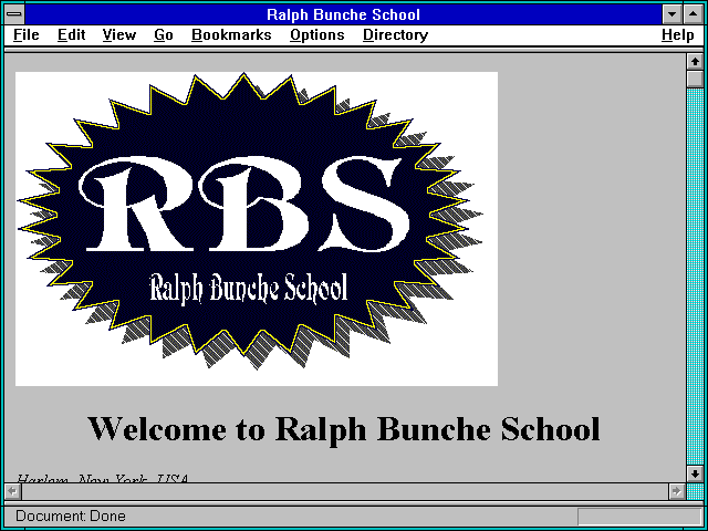 Screenshot of Ralph Bunche School
