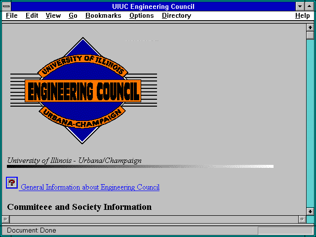 Screenshot of UIUC Engineering Council