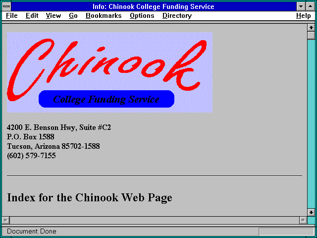 Screenshot of Internet Direct User Server II