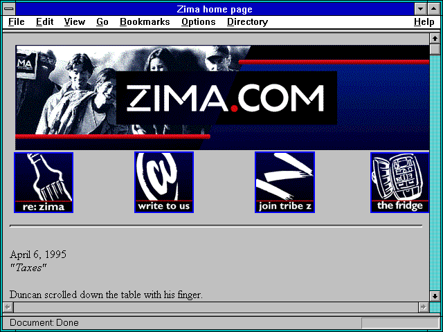 Screenshot of Zima Clearmalt