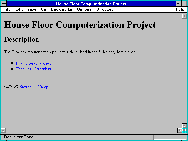 Screenshot of U.S. House Of Representatives - Home Page