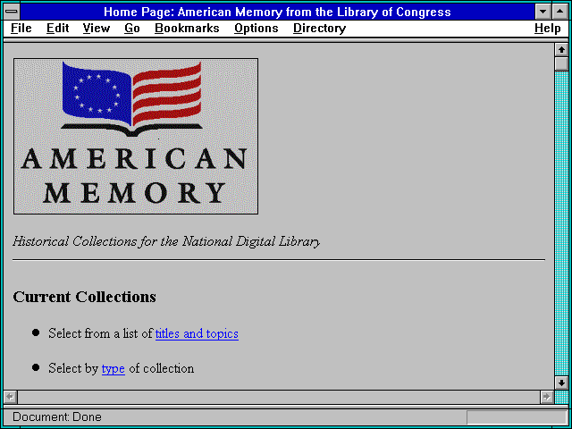 Screenshot of Law Library of Congress
