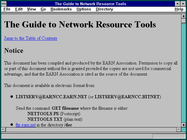Screenshot of The Guide to Network Resource Tools