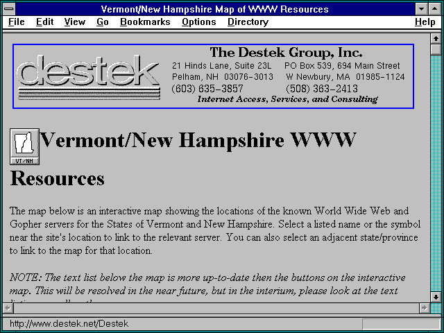 Screenshot of E-Mail Your Government