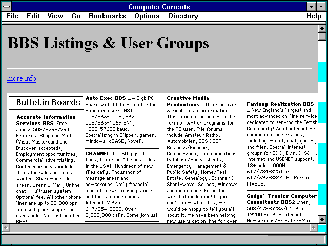 Screenshot of Computer Currents
