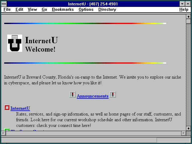 Screenshot of InternetU - (407) 254-4901