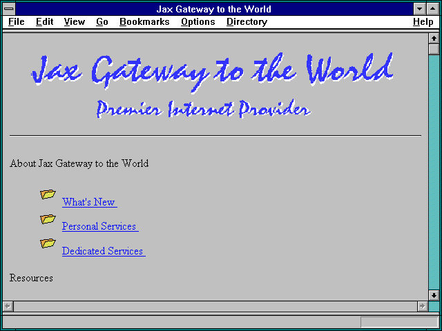 Screenshot of Jax Gateway to the World