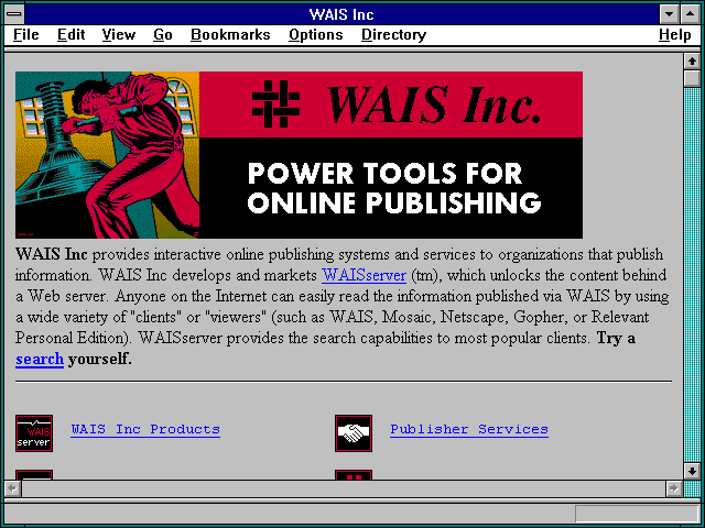 Screenshot of WAIS Inc