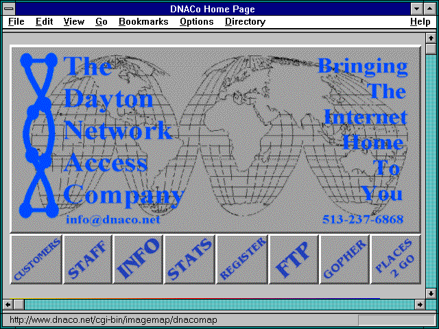 Screenshot of Ronald Reagan Home Page