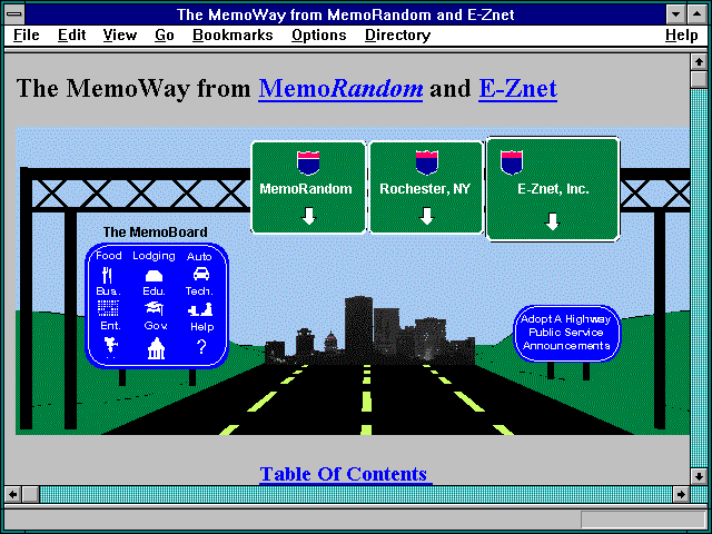 Screenshot of The MemoWay from MemoRandom and E-Znet