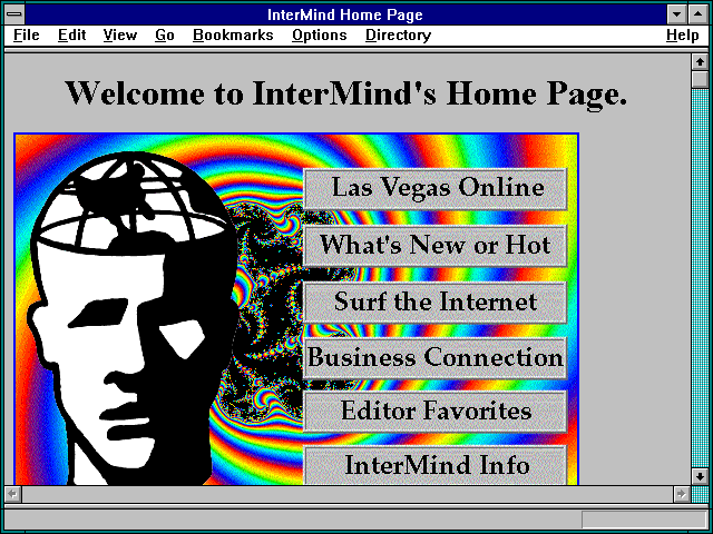Screenshot of InterMind Home Page