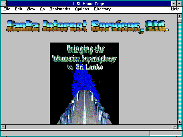 Screenshot of Lanka Internet Services, Ltd.