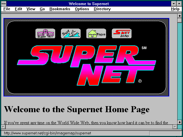 Screenshot of Unofficial ClubWin Windows 95 Home Page