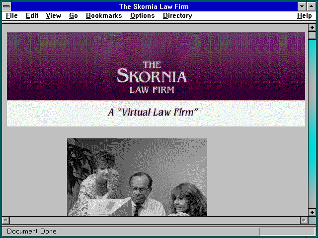 Screenshot of The Skornia Law Firm
