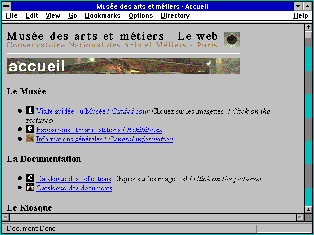 Screenshot of Musée national des Techniques - National Museum of Technology