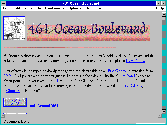 Screenshot of 461 Ocean Boulevard