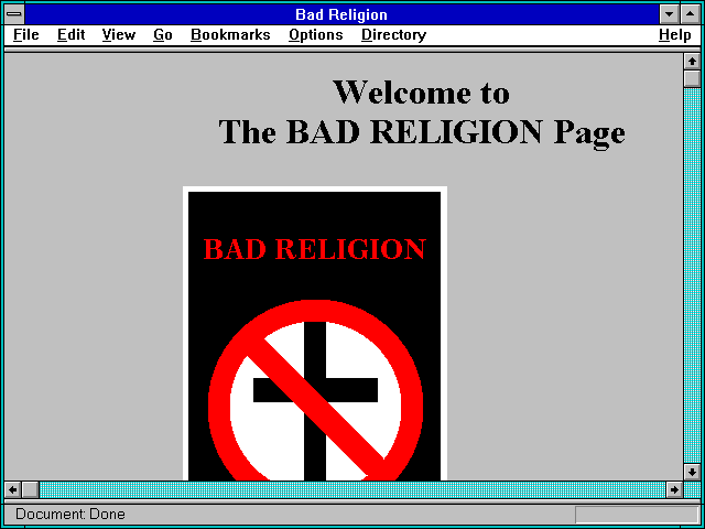 Screenshot of Bad Religion