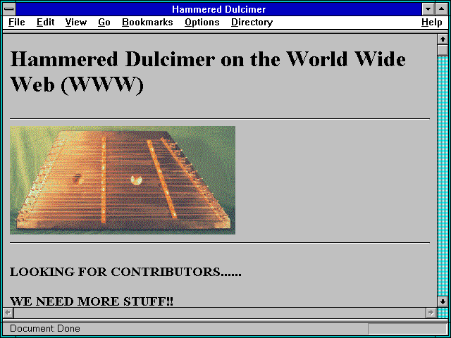 Screenshot of Hammered Dulcimer