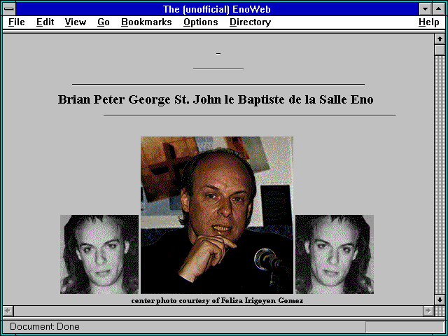 Screenshot of The (unofficial) EnoWeb