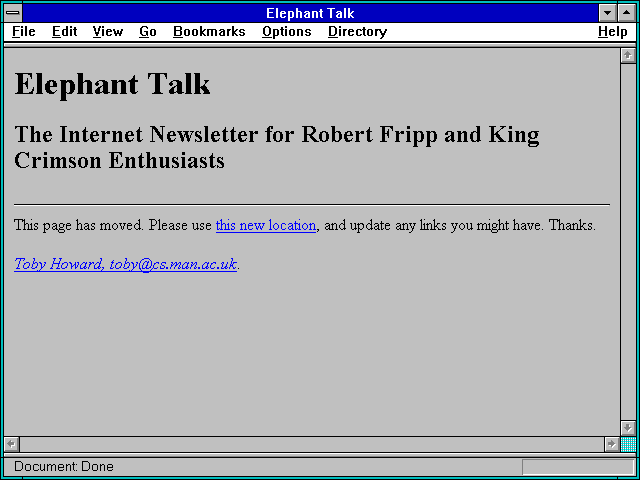 Screenshot of Elephant Talk